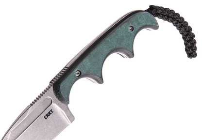 CRKT Folts Minimalist Spear Point Fixed Blade Knife - Alan Folts Design - 2396