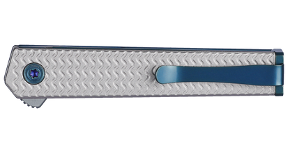 CRKT CEO Microflipper 2.36" Sandvik 12C27 IKBS Aluminum Folding Knife - Richard Rogers - 7081