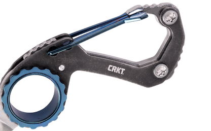 CRKT Compano Sheepsfoot 1.44" Keychain Carabiner Folding Knife - Mike Bond Design - 9083