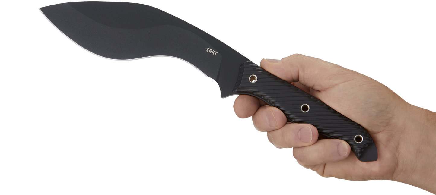 CRKT Clever Girl Kukri 7.75" SK-5 G10 Fixed Blade Kukri Knife - Ryan Johnson - 2710