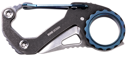 CRKT Compano Sheepsfoot 1.44" Keychain Carabiner Folding Knife - Mike Bond Design - 9083