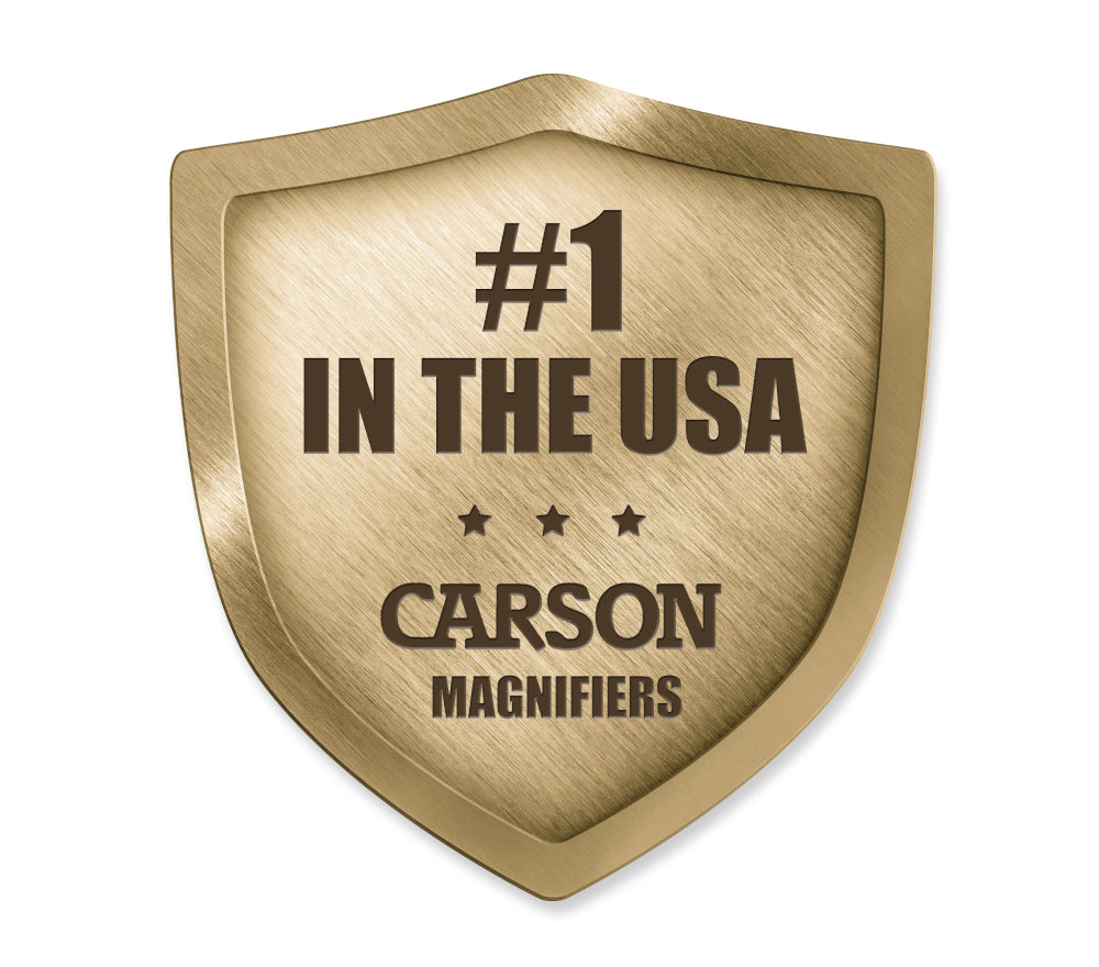 Carson Multi-Power LED Lighted Pocket Magnifier 2.5x, 4.5x and 6x PM-33
