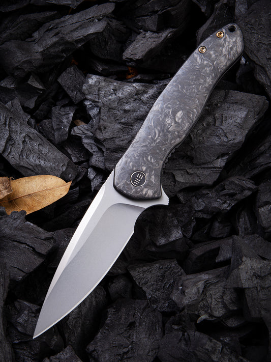 WE Knife Kitefin 3.24" CPM S35VN Marbled Carbon Fiber Folding Knife 2001A