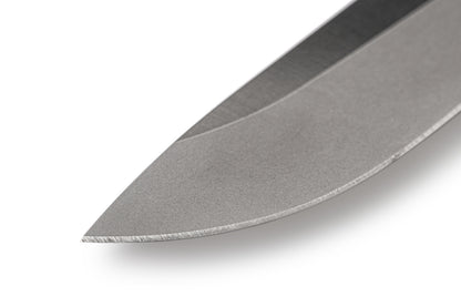 Benchmade 202 Leuku 5.19" CPM-3V Fixed Blade Knife with Santoprene Handle and Leather Sheath