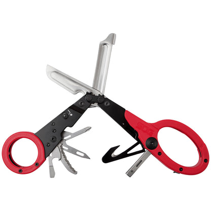 SOG Parashears Red 11-Tool Rescue Multi-Tool with MOLLE Sheath