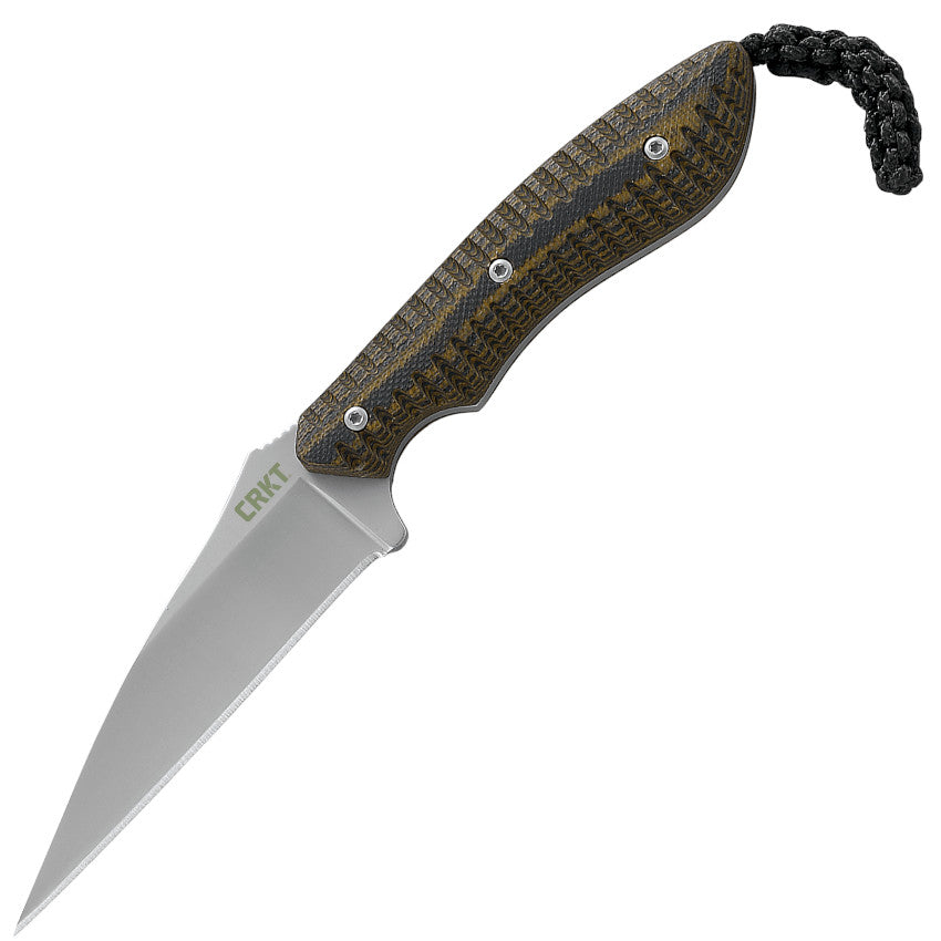 CRKT S.P.E.W. 3" Wharncliffe G10 Fixed Blade Knife - Alan Folts Design 2388