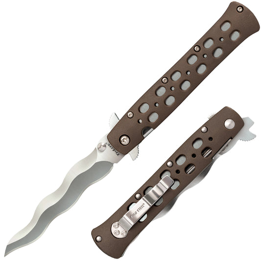 Cold Steel Ti-Lite Kris 4" AUS10A FDE Folding Knife 26SK4