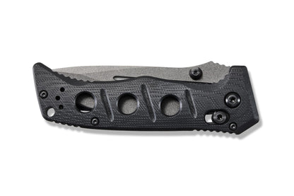 Benchmade 273GY-1 Mini Adamas 3.25" CPM-CruWear Grey/Black G10 Folding Knife