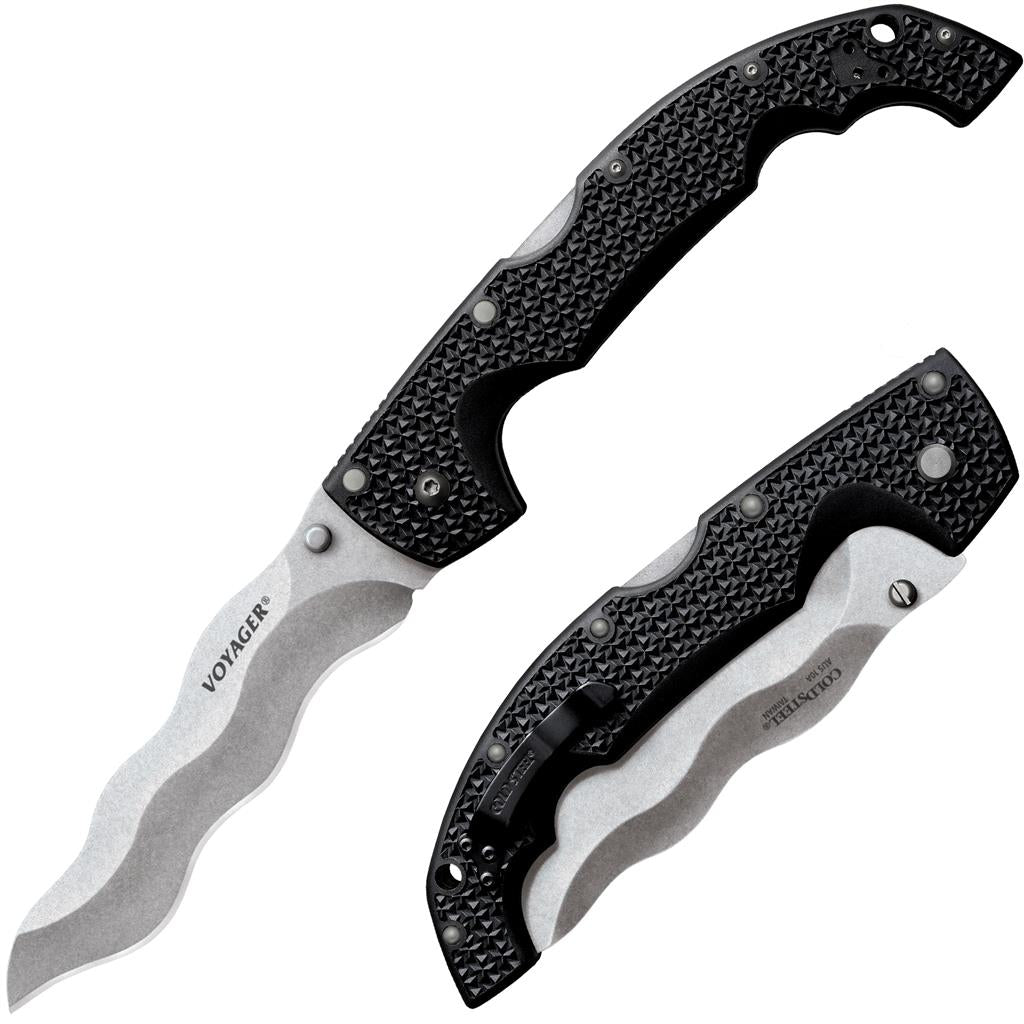 Cold Steel Kris Voyager XL 5.5" AUS10A Folding Kris Knife 29AXW