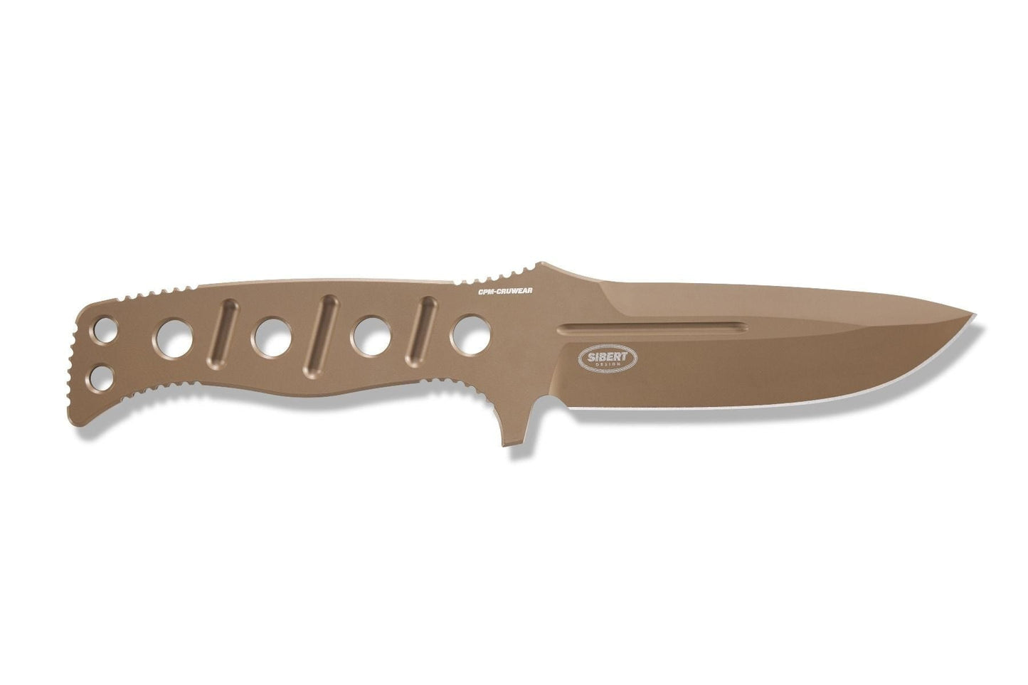 Benchmade 375FE-1 Fixed Adamas 4.2" CPM-CruWear Flat Earth Fixed Blade Knife with MOLLE Sheath