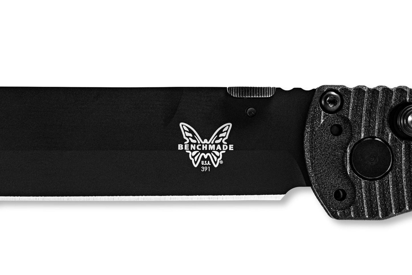 Benchmade 391BK SOCP 4.47" D2 Folding Knife with CF-Elite Handle