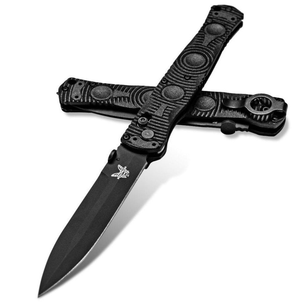 Benchmade 391BK SOCP 4.47" D2 Folding Knife with CF-Elite Handle