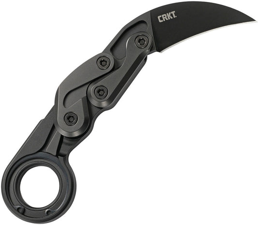 CRKT Provoke Kinematic 2.41" D2 Black TiNi Folding Karambit Knife - Joe Caswell Design