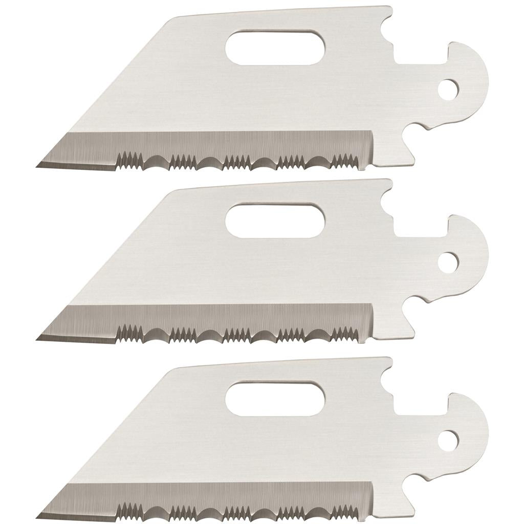 Cold Steel Click-N-Cut 3 Blades - Utility Serrated Edge 40AP3C