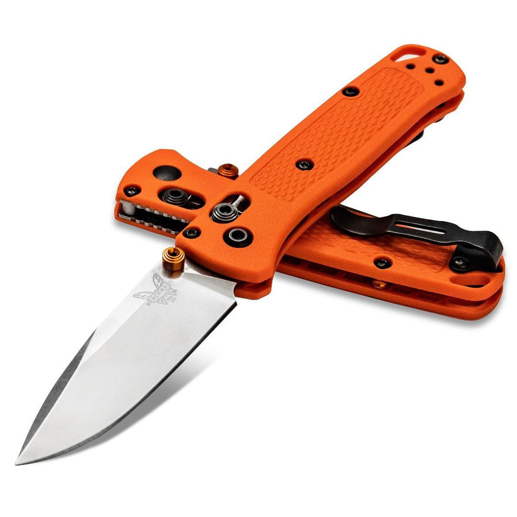 Benchmade 533 Mini Bugout 2.82" CPM-S30V Folding Knife with Orange Grivory Handle
