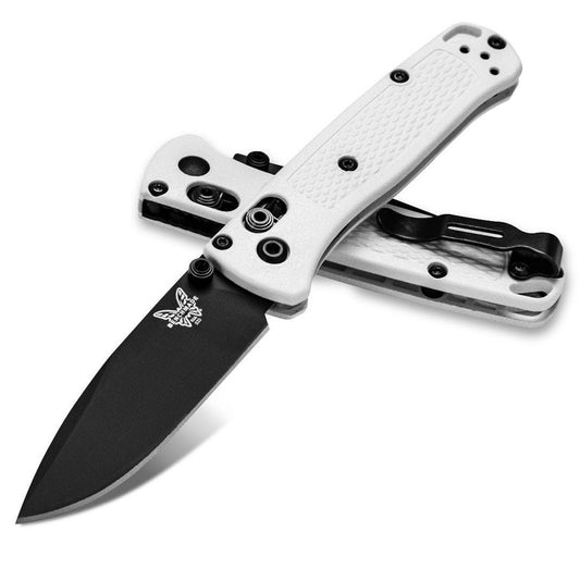 Benchmade 533BK-1 Mini Bugout 2.82" CPM-S30V Folding Knife with White Grivory Handle