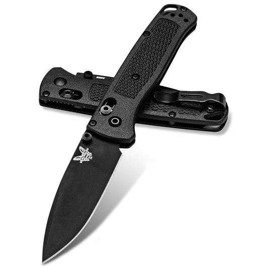 Benchmade 535BK-2 Bugout 3.24" DLC CPM-S30V Folding Knife with Black CF-Elite Handle