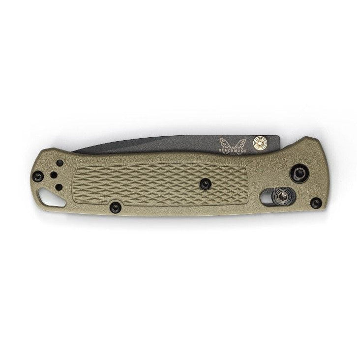 Benchmade 535GRY-1 Bugout AXIS Gray 3.24" CPM-S30V Folding Knife with Ranger Green Grivory Handle