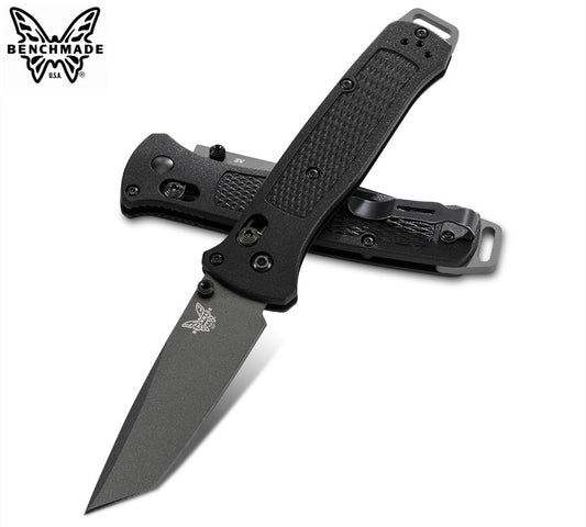 Benchmade 537GY Bailout AXIS 3.38" CPM-3V Tanto Folding Knife with Grivory Handle