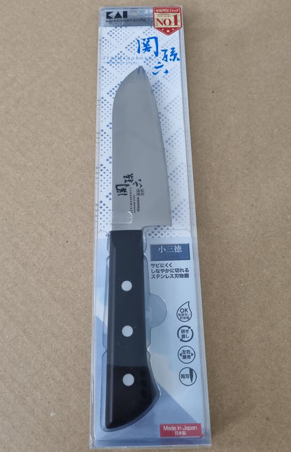 Seki Magoroku Wakatake Santoku Kitchen Knife 145mm - Made in Japan