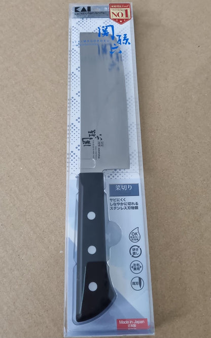 Seki Magoroku Wakatake Nakiri Kitchen Knife 165mm - Made in Japan