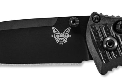 Benchmade 575BK-1 Mini Presidio II 3.2" CPM-S30V Black Folding Knife with CF-Elite Handle