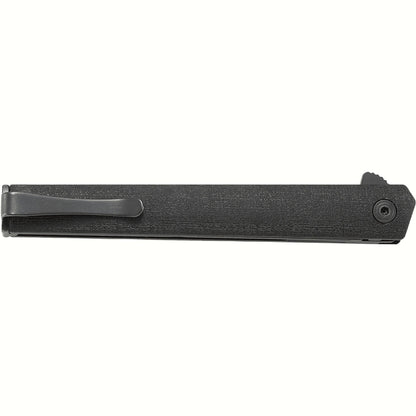 CRKT CEO FLIPPER BLACKOUT 3.35" AUS8 IKBS Folding Knife - Richard Rogers Design - 7097K