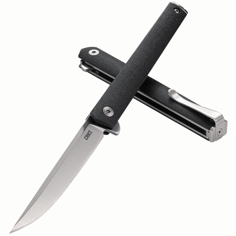 CRKT CEO FLIPPER 3.35" AUS8 IKBS Folding Knife - Richard Rogers Design - 7097