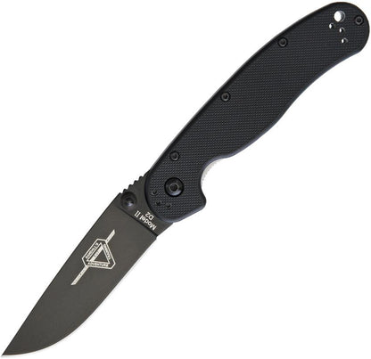 Ontario Knife Company RAT II 3" D2 Black Folding Knife 8830