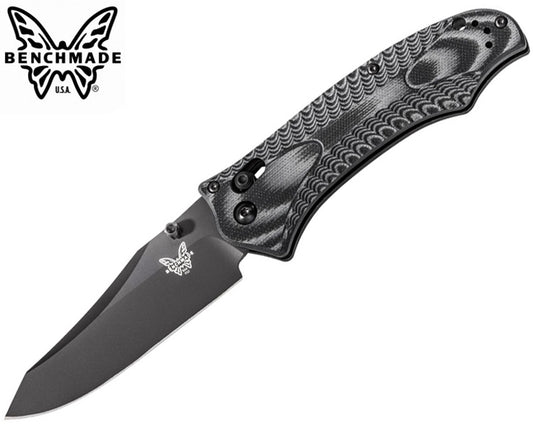 Benchmade 950BK Osborne Rift AXIS 3.67" Black 154CM Folding Knife with G10 Handle