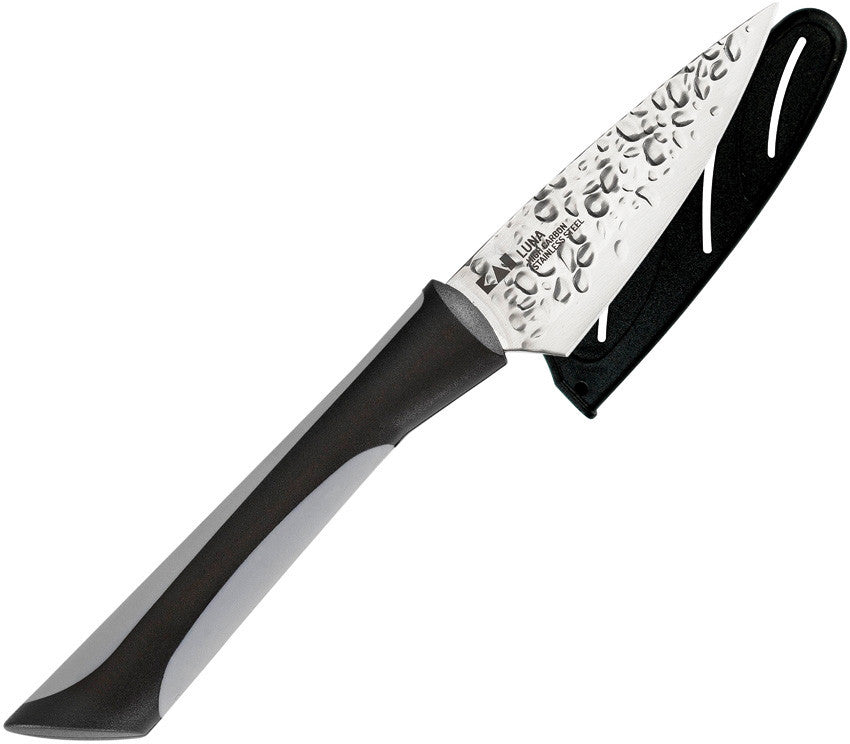 KAI Luna 3.5" Paring Knife with Hammered Finish and Sheath AB7068