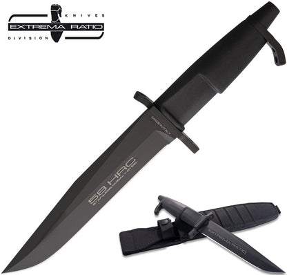 Extrema Ratio AMF Black 8.11" N690 Fixed Blade Knife with MOLLE Sheath