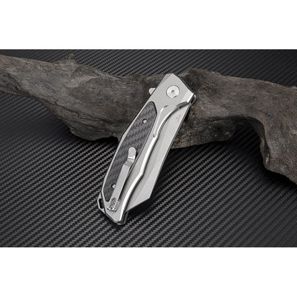 Artisan Cutlery Megahawk 3.94" D2 Carbon Fiber Folding Knife