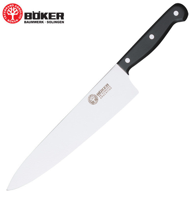 Boker Arbolito 10" Classic Large Chef's Knife with Black POM Handles 03BO8310