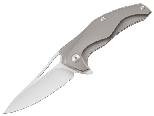 Brous Blades Limited Edition Exo Titanium 3.5" D2 Satin Folding Knife