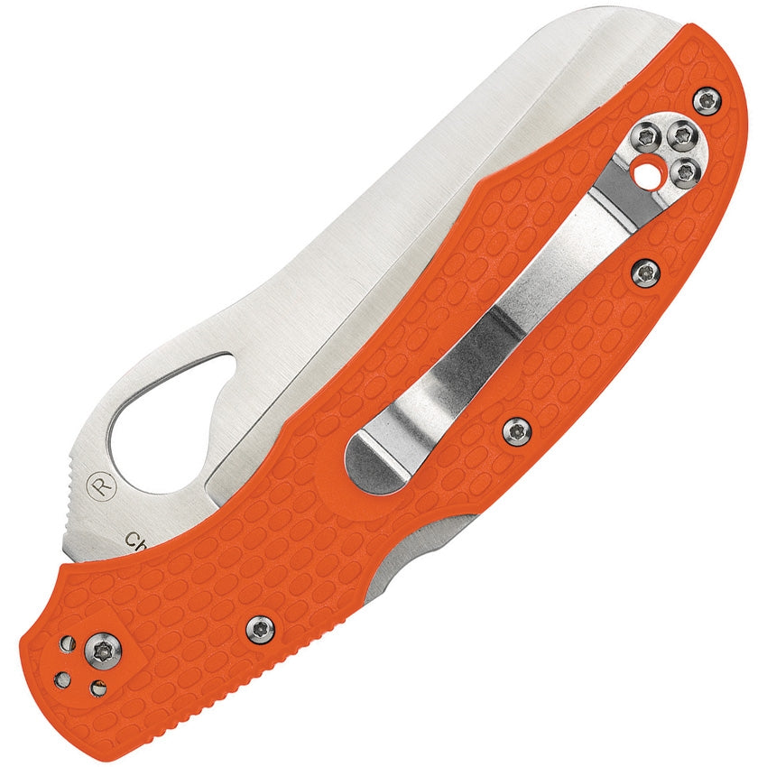 Spyderco Byrd Cara Cara 2 Orange FRN Rescue Folding Knife BY17SOR2