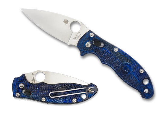 Spyderco Manix 2 CTS BD1N Dusk Blue FRCP Folding Knife C101PBL2