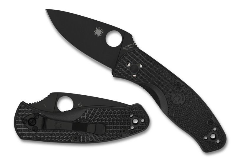 Spyderco Persistence Lightweight Black 2.75" 8Cr13MoV FRN Folding Knife C136PBBK