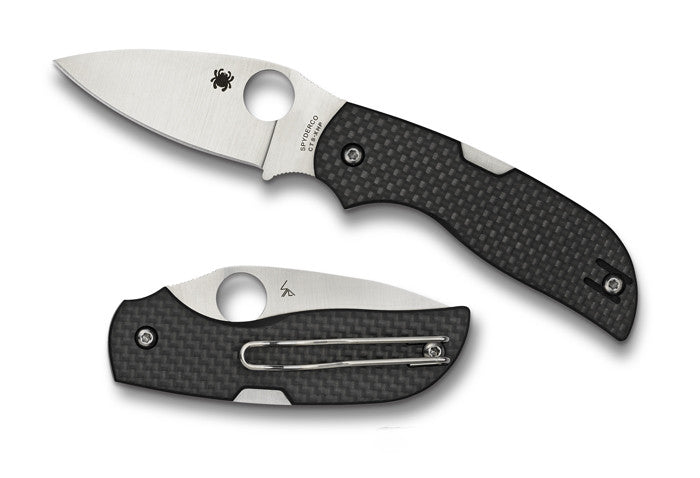 Spyderco Chaparral 2.8" CTS XHP Carbon Fiber G-10 Folding Knife C152CFP