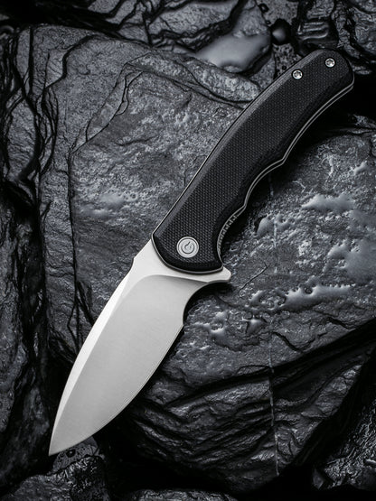 Civivi Mini Praxis 2.98" D2 Black G10 Folding Knife C18026C-2