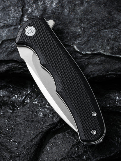 Civivi Mini Praxis 2.98" D2 Black G10 Folding Knife C18026C-2