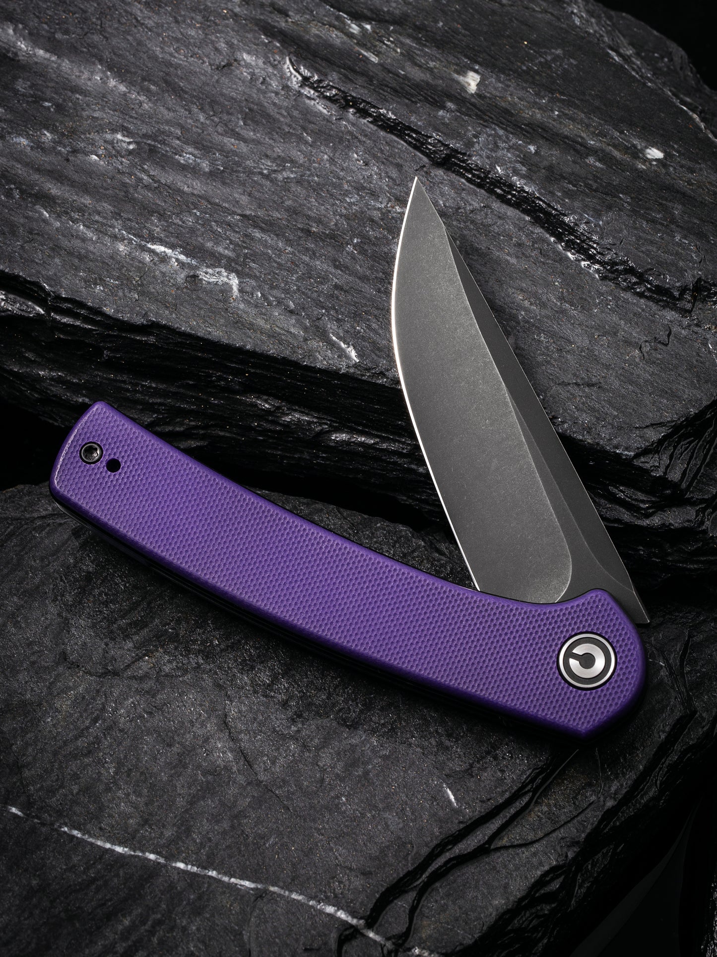 Civivi Mini Asticus 3.25" 10Cr15CoMoV Purple G10 Folding Knife C19026B-4