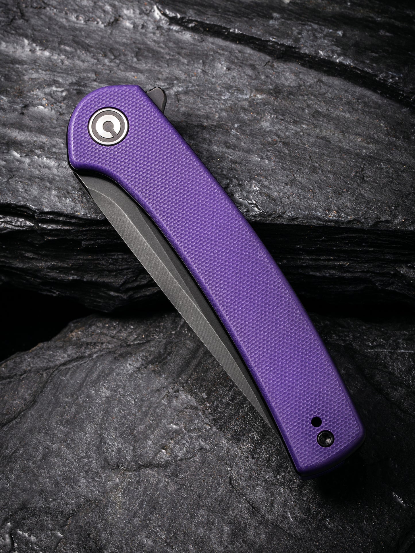 Civivi Mini Asticus 3.25" 10Cr15CoMoV Purple G10 Folding Knife C19026B-4