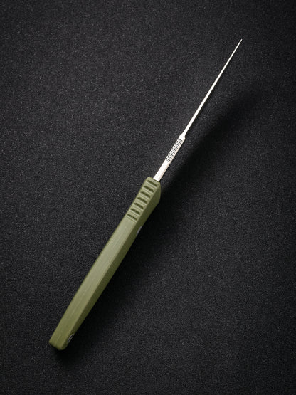 Civivi Tamashii 4.07" D2 OD Green G10 Fixed Blade Knife by Bob Terzuola C19046-2