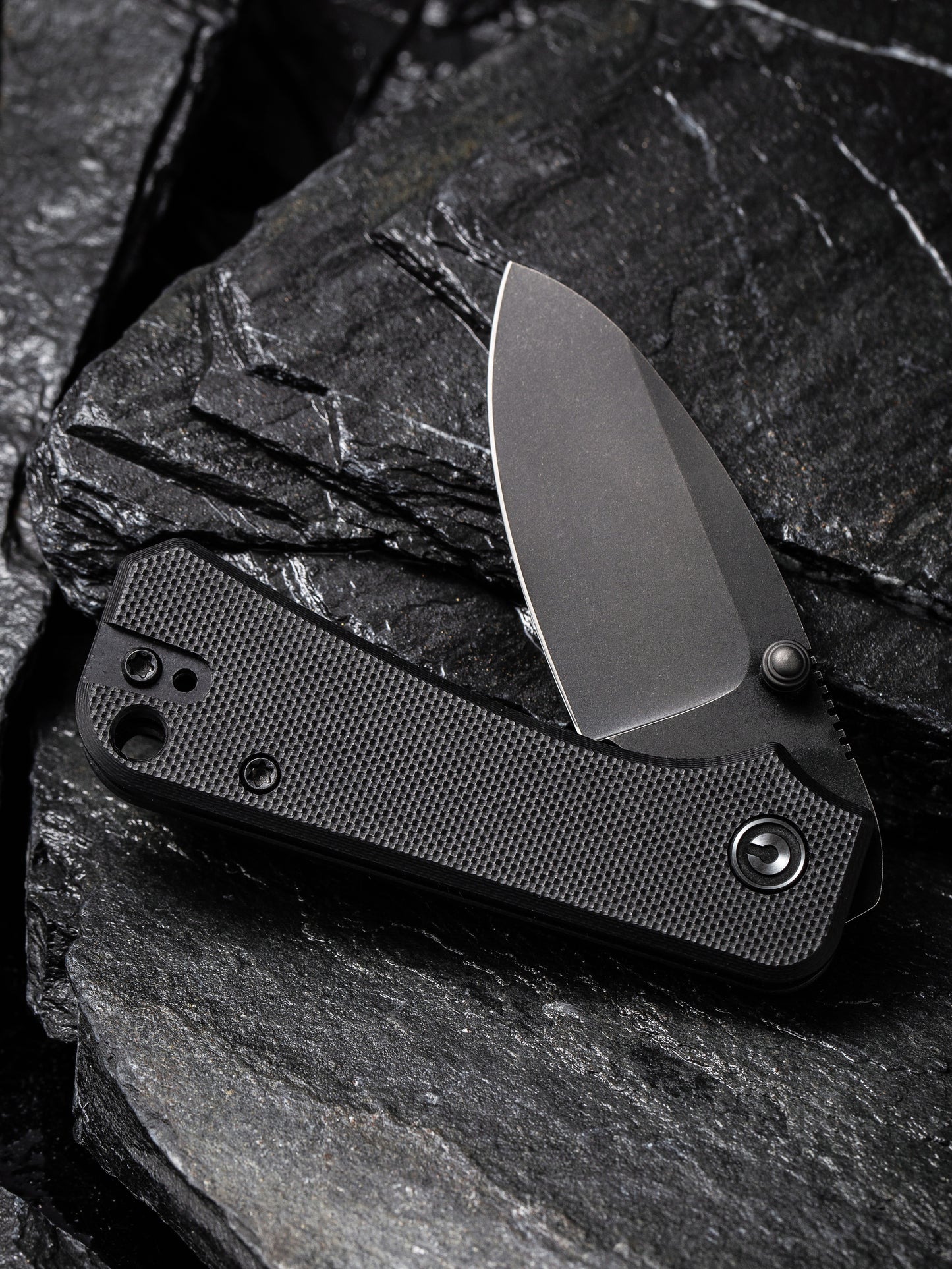 Civivi Baby Banter 2.34" Black Nitro-V Black G10 Folding Knife C19068S-2