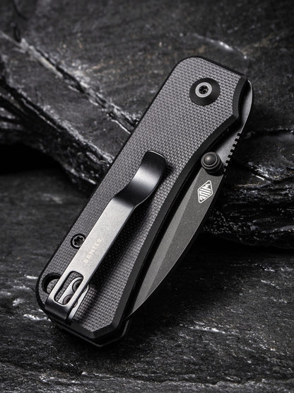 Civivi Baby Banter 2.34" Black Nitro-V Black G10 Folding Knife C19068S-2