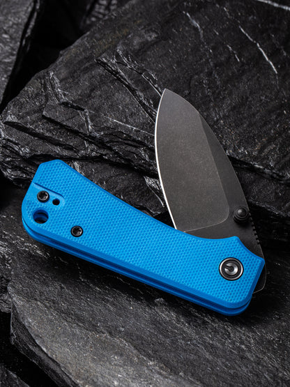 Civivi Baby Banter 2.34" Black Nitro-V Blue G10 Folding Knife C19068S-3