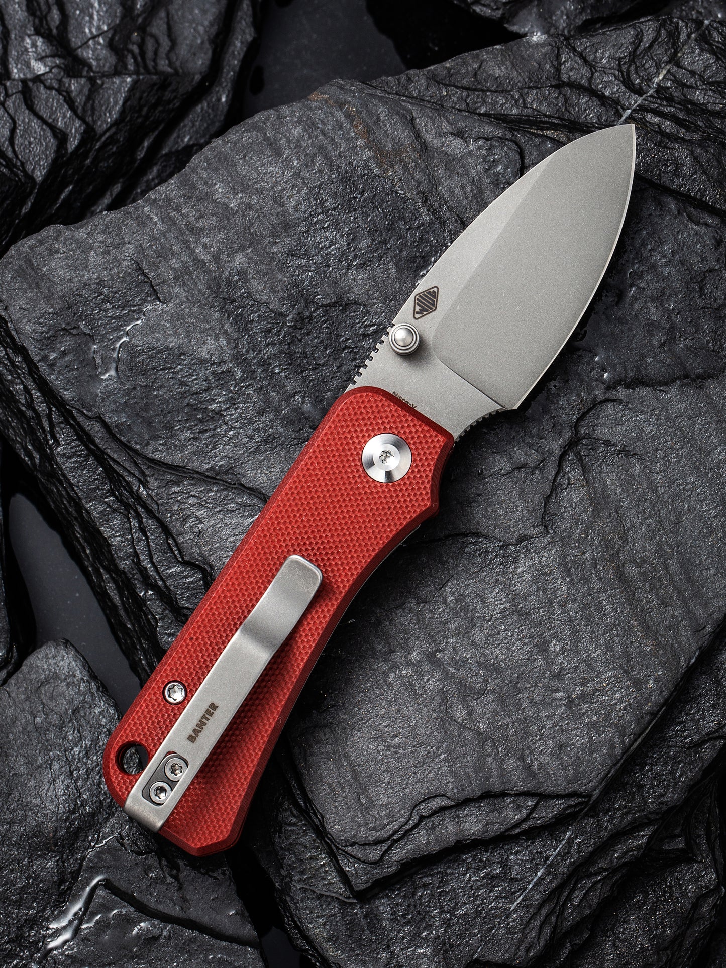 Civivi Baby Banter 2.34" Nitro-V Burgundy G10 Folding Knife C19068S-6