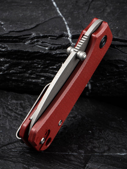 Civivi Baby Banter 2.34" Nitro-V Burgundy G10 Folding Knife C19068S-6
