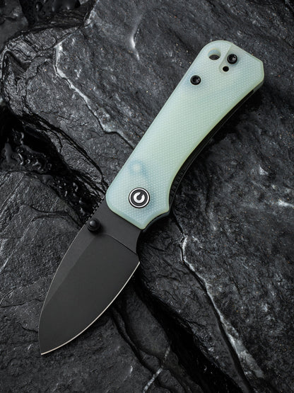 Civivi Baby Banter 2.34" Black Nitro-V Natural G10 Folding Knife C19068S-8